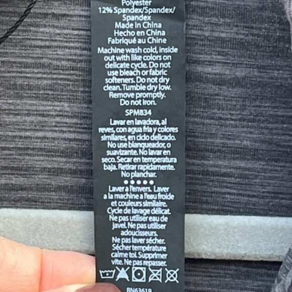 Spyder Shirt Men's Mock Neck Long Sleeve Active Pro Web Grey Stretch Sz Med NWOT - Picture 13 of 13